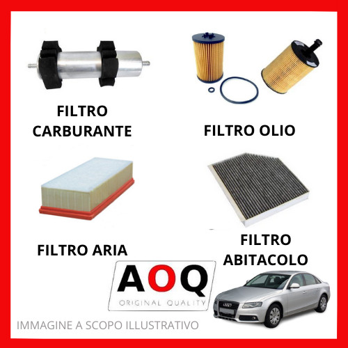 Aoq kit tagliando filtri - tagliando, 4