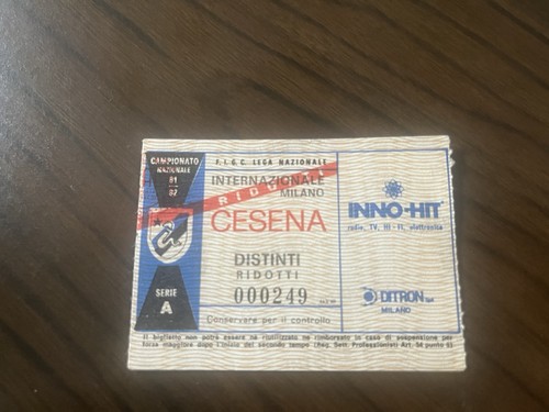 Inter cesena biglietto - inter-cesena, biglietto/ticket