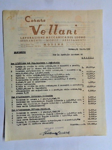 Cesare vellani arredamenti - vellani,