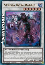 STREGA ROSA RABBIA • (Rage Rose Witch) • Ultra R • DOOD IT040 • 1Ed • Yugioh!
