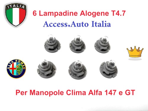 Lampadine 7 12vper - t4.7,