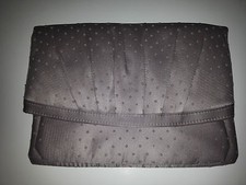 BORSA POCHETTE DONNA CARPISA COME NUOVA COLORE TORTORA CON CATENELLA