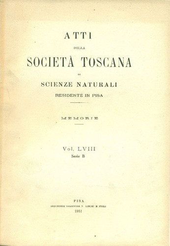 Atti della società toscana - atti,