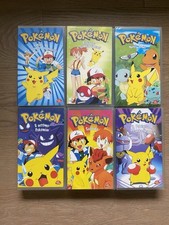 6 Videocassette VHS Serie Pokemon 1999