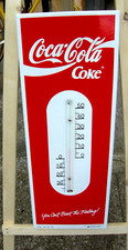COCA COLA- TERMOMETRO IN LAMIERA D'ACCIAIO SMALTATO