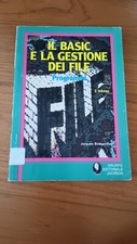 LIBRO INFORMATICA IL BASIC E LA GESTIONE DEI FILE PROGRAMMI JACKSON VINTAGE 1984