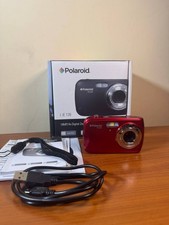 Polaroid iE126 Fotocamera Digitale 18MP 4x Zoom Colore Rosso con Scatola e Cavo