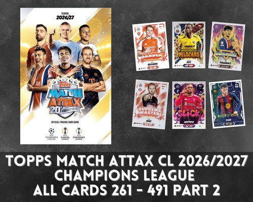 Topps match attax - match, champions