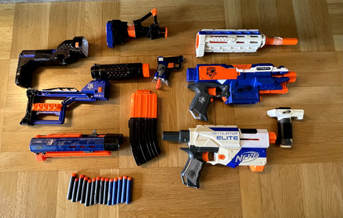 Set blaster pistola nerf - set, +