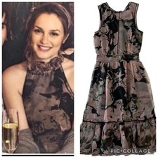 Abito organza seta D&G 40/8/4 ASO Blair Waldorf Gossip Girl ottime condizioni