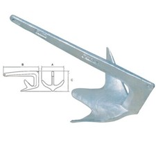 ANCORA FORCE BRUCE KG 10 ACCIAIO ZINCATO ACCESSORI NAUTICA