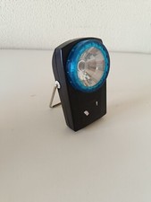 Torcia piatta tascabile vintage in plastica 3,6 volt