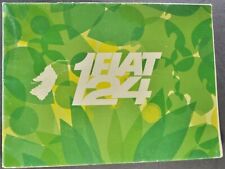 Catalogo Fiat 124 Berlina 1967