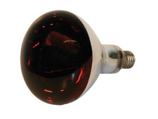 LAMPADA RISCALDANTE AD INFRAROSSI 150W in vetro duro rosso