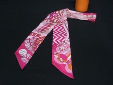 HERMES Twilly Silk 100% Ribbon