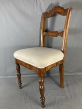 2 Sedie Vintage Restaurate Seduta In Ordine Italia Impiallacciate Noce