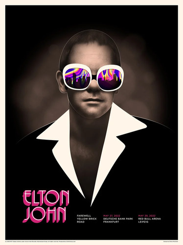 Elton john poster leipzig - john, &