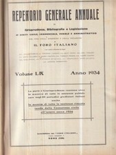 IL FORO ITALIANO REPERTORIO