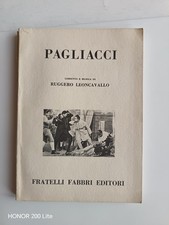 Libretto d'opera - Pagliacci /
