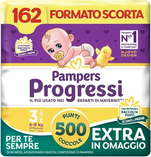 Pampers progressi taglia 3 - ,