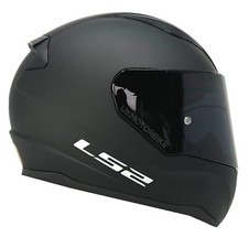 LS2 FF353 Casco viso intero moto veloce moto opaco nero scuro tinta senza