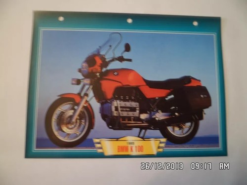 Carte fiche moto bmw - bmw, k