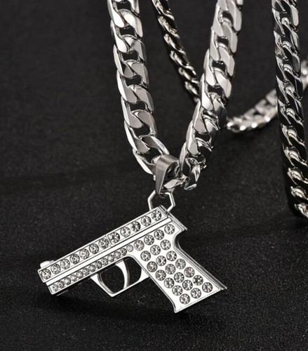 Collana ciondolo pistola - a, con
