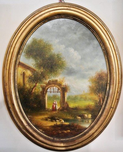 Quadro paesaggio campestre - di,