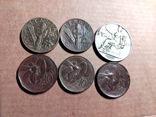 6monete italia 10 ape - ,