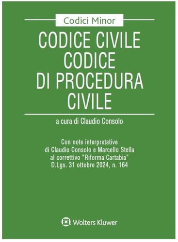 Consolo claudio codice civile - consolo,