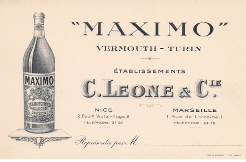 Carte visite publicitaire - de,