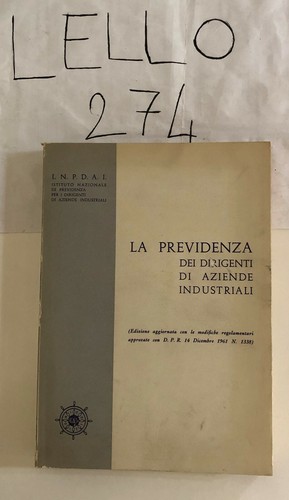 Previdenza dei dirigenti - dei,