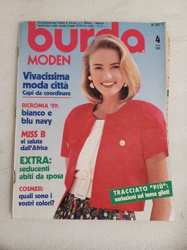 Burda 1989 rivista cucito - burda, 1989/4