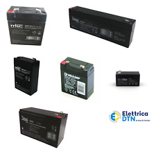 Batterie al Piombo ricaricabili per  Allarme Antifurto emergenza 12v-6v-4v