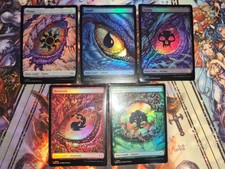 Magic mtg foil dragon - foil, eye