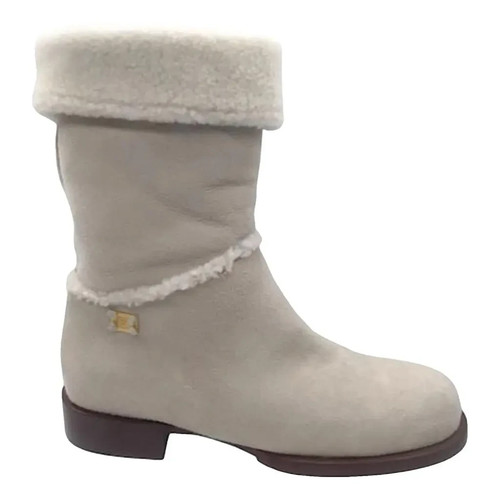 Chanel bottes daim - bottes,