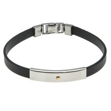 bracciale caucciù gomma uomo