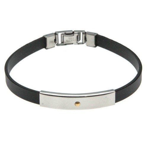 Bracciale caucciù gomma uomo - bracciale,