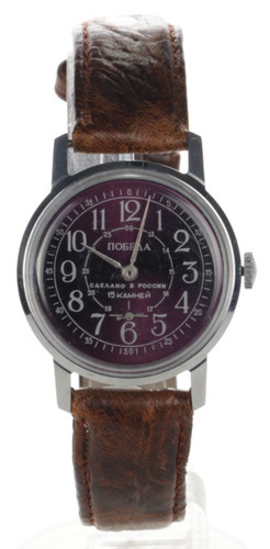 Vintage wrist watch pobeda - wrist,