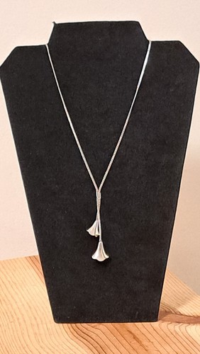 Avon vintage silvertone lariat - avon,