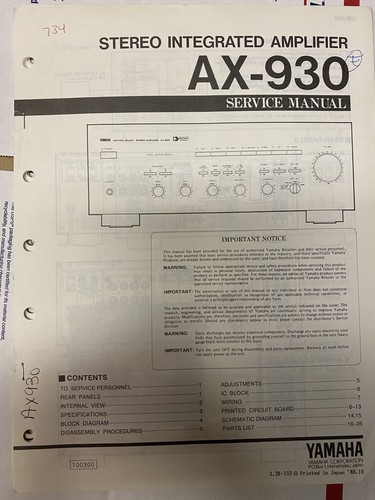 Manuale servizio yamaha - di,