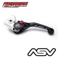ASV F4 Black Unbreakable Short Clutch Lever for KTM 350 XCF-W / Six Days 2021