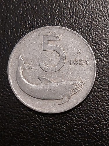 Monete lire italiane 1954 - monete,