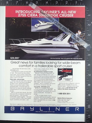 1989 advertising bayliner - 1989, advertising,