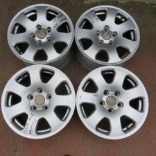 Set 4 cerchi in lega 8E0601025 7JX15 5X112 ET39 per AUDI A4 (75489)