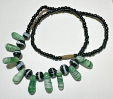 Vintage Pendente Verde Agata