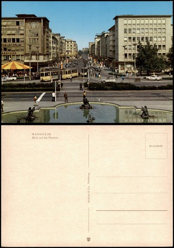Cartolina mannheim planken - cartolina,
