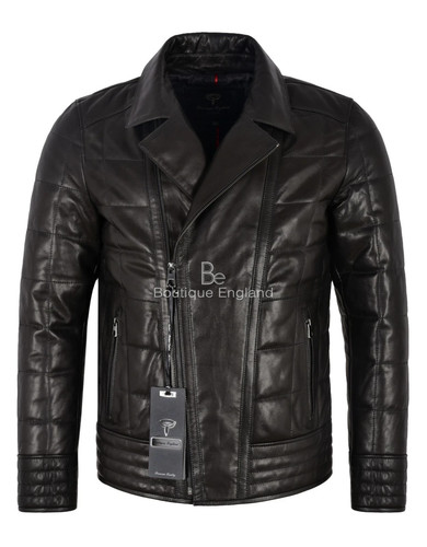 Giacca uomo biker moda - , nera