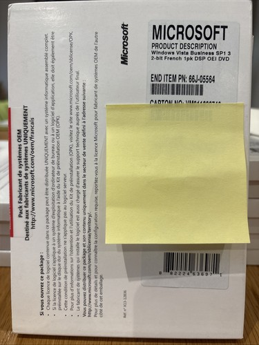Windows vista business sp1 - windows,