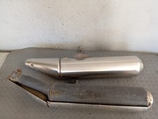 Marmitte scarichi originali (SEGNI DI USURA) honda hornet 900 anno 2002 2006